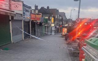 The police tape seen in Dagenham this morning was linked to a 