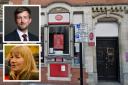 Dan Tomlinson MP and Cllr Emma Whysall are campaigning to save Barnet post office