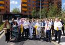 Cutting the ribbon for the latest phase of Barking's Gascoigne development