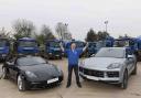 Jimmy Callaghan, Omaze double Porsche Early Bird winner with his brand new Cayenne and Boxter cars