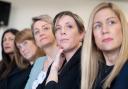 Labour MP’s Preet Gill, Sarah Jones, Yvette Cooper, Jess Phillips and Ellie Reeves (Stefan Rousseau/PA)