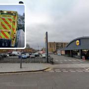 A teenager was stabbed not far from Lidl in Ripple Road