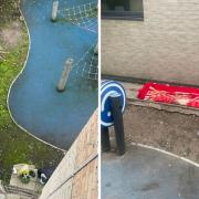 People have been seen doing drugs in the estate's playground