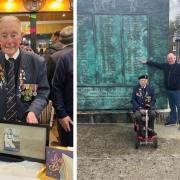 War hero John King was 'choked up' after receiving a surprise parade and party