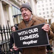 Jeremy Clarkson joined farmers protesting over the changes to inheritance tax rules (Aaron Chown/PA)