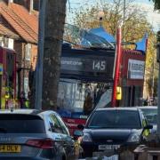 Picture from scene of Dagenham bus crash