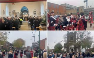 The Dagenham Girl Pipers have marked their last ever performance at the head of a Remembrance Sunday procession