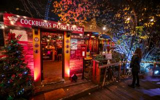 Cockburn's Christmas Lodge will pop up at weekends in the run up to Christmas on London's Southbank